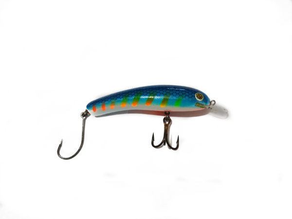 Señuelo Alfers Banana Mediana 38g. Ideal Bait, Dorado, Surubí.