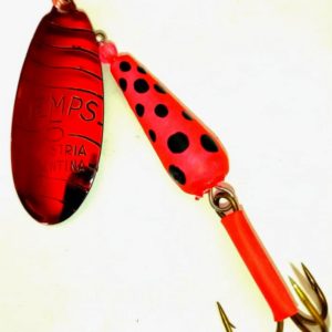 Cuchara Wemps Giratoria Lastrada 25g, ideal Salmon, Robalo, Trucha.