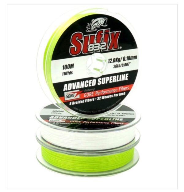 Multifilamento Sufix 832 De Rapala. 39 Lb. 0.24mm