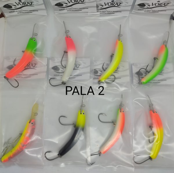 Señuelo Voraz Banana Chica Pala 2. Ideal Dorado. - Image 3