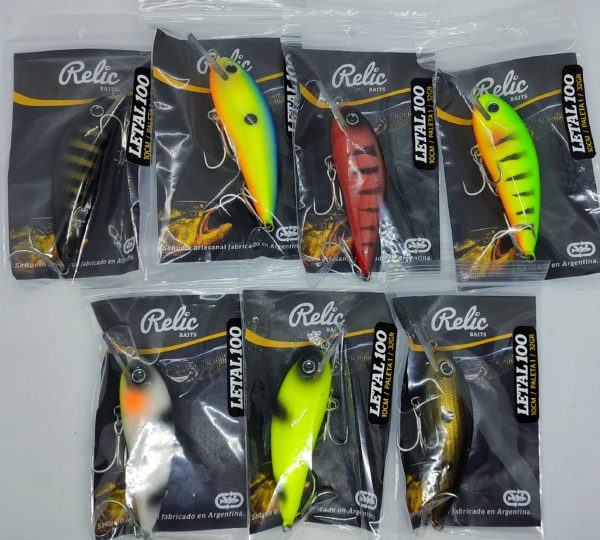 Señuelo Relic Banana Mediana Letal 100. 32g Ideal Dorado - Image 2