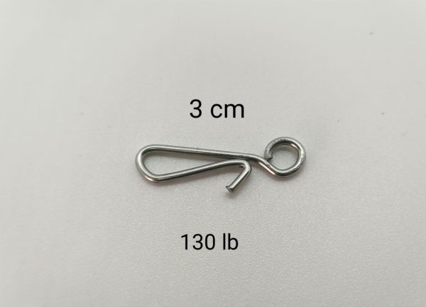 Mosquetón Bait Clip Wemps X10u. Ideal Trolling, Surfcasting - Image 2