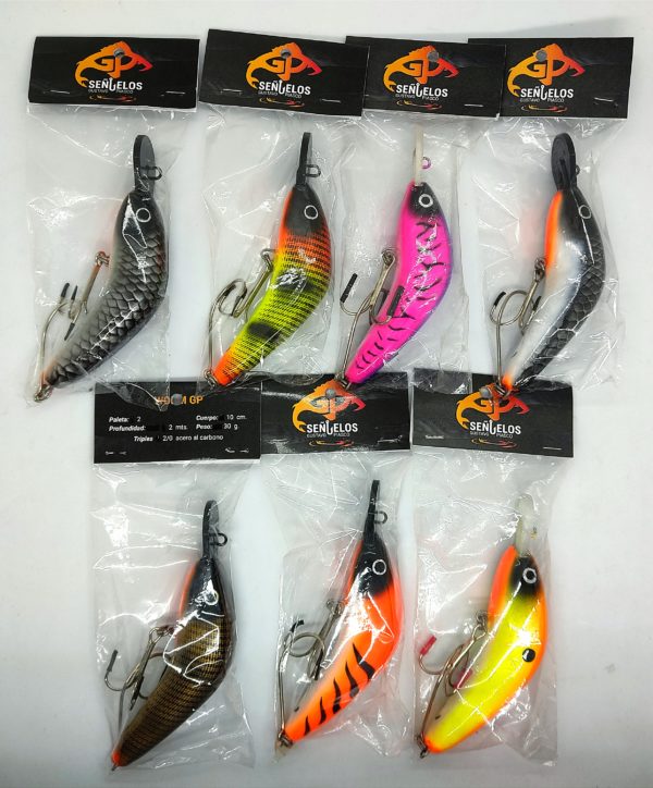 Señuelo Gp Worm 10cm, Pala 2 Ideal Dorado, Surubí. - Image 2