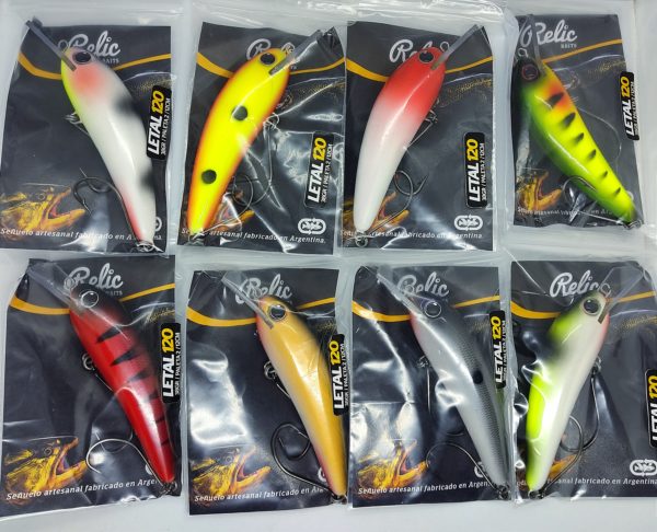 Señuelo Relic Letal 120 Banana Mediana 38g. Ideal Dorado - Image 2