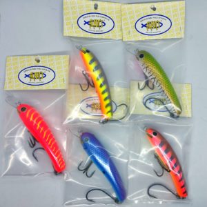 Señuelo Alfers Banana Mediana 38g. Ideal Bait, Dorado, Surubí.