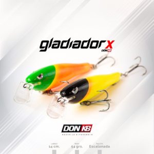 Señuelo Don KB Gladiador X. Tipo Rapala Shad Rap