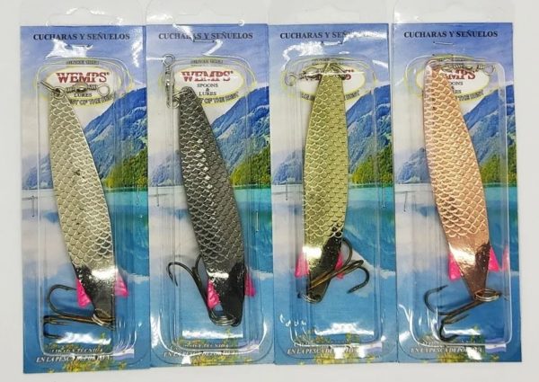 Cuchara Wemps Toby 60g Ideal Salmon, Trucha, Especies de mar. - Image 2