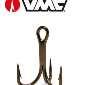 Anzuelo Triple Vmc Bronce 2/0 3x Strong. Origen: Francia.
