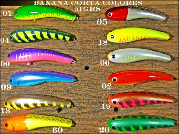 Señuelo Alfers Banana Grande 50g Anzuelos Vmc - Image 3