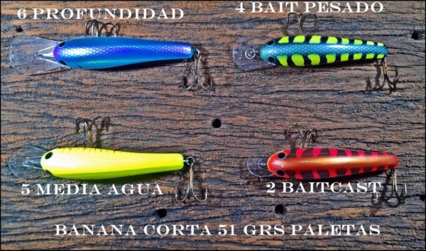Señuelo Alfers Banana Grande 50g Anzuelos Vmc - Image 4