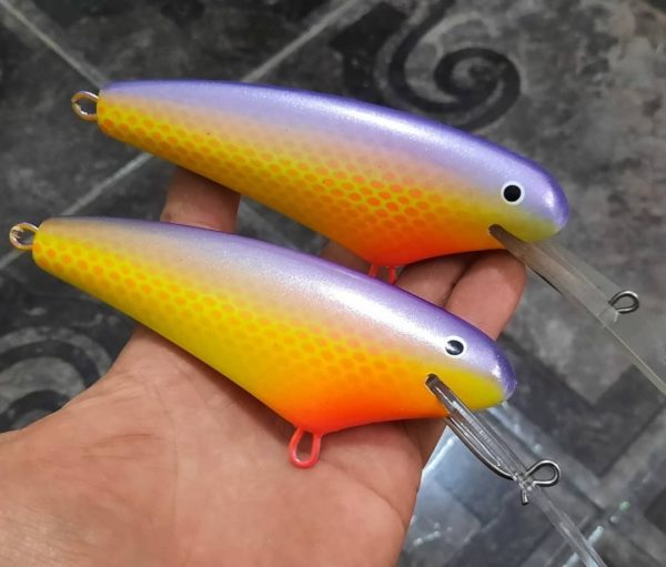 Señuelo Voraz Mojarra De Profundidad Pala 5 Anzuelos Vmc - Image 3