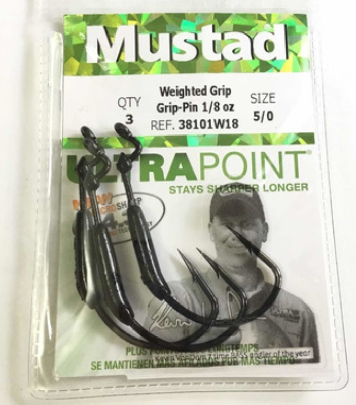 Anzuelo Mustad Lastrado Offset 5/0 Ideal Gomas