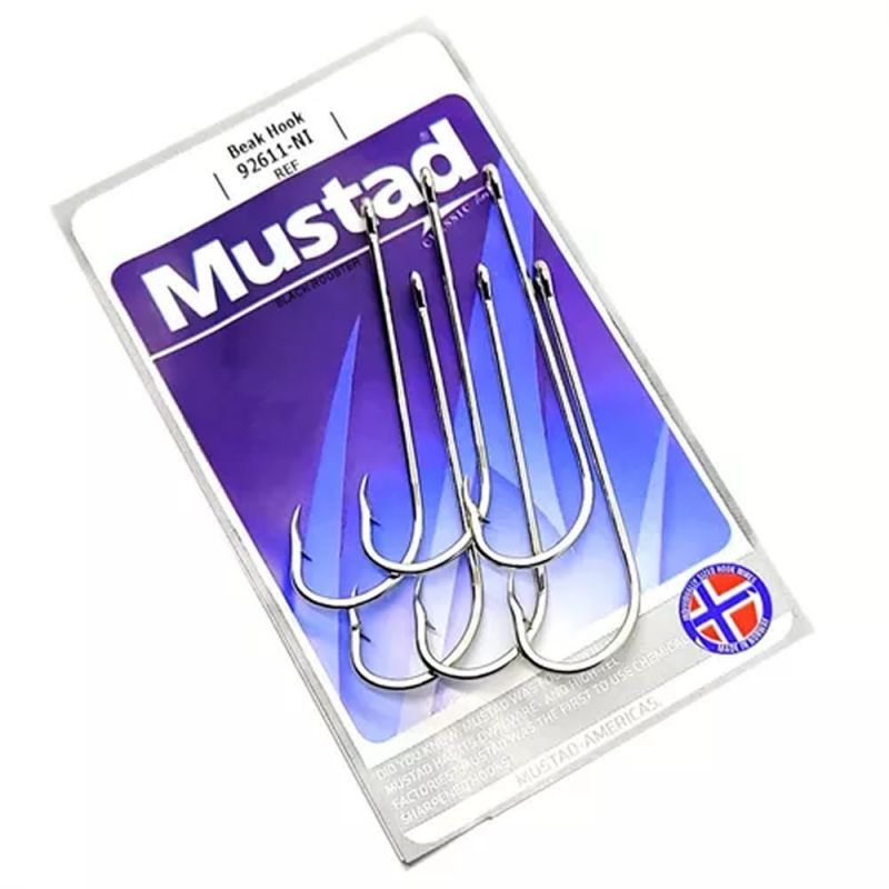Anzuelo Mustad 92611 Tamaño 3/0 Ideal Variada, Taru, Dorado.